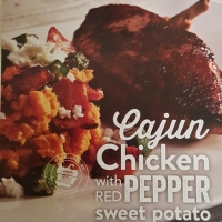 Simply Cook: #3 Cajun Chicken with Red Pepper Sweet Potato Mash